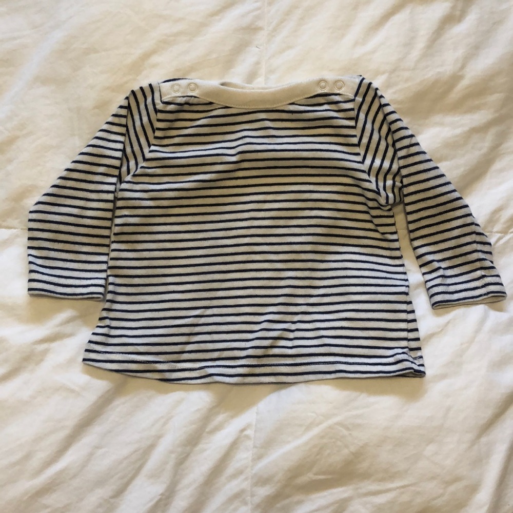 Baby boat neck top